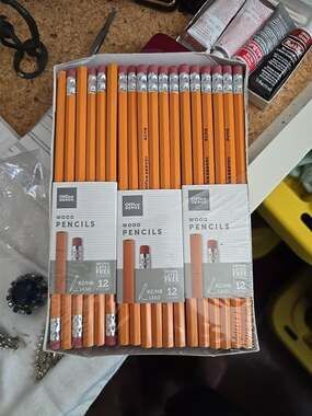 Office Depot Wood Pencils, #2/HB Latex Free, Lead, Yellow, 72 Count
